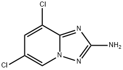 [1,2,4]Triazolo[1,5-a]pyridin-2-amine, 6,8-dichloro- 结构式