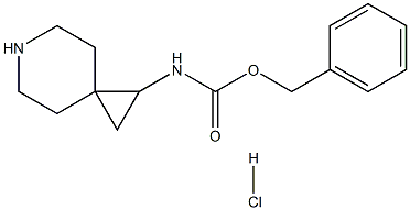6-氮杂螺[2.5]辛烷-1-基氨基甲酸苄酯盐酸盐, 1774897-50-5, 结构式