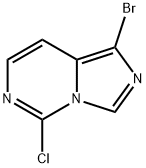 Imidazo[1,5-c]pyrimidine, 1-bromo-5-chloro- Structure