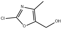 (2-chloro-4-methyl-1,3-oxazol-5-yl)methanol 化学構造式