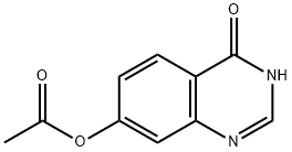 4-hydroxyquinazolin-7-yl acetate Structure
