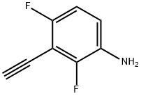 3-乙炔基-2,4-二氟苯胺, 1792939-17-3, 结构式