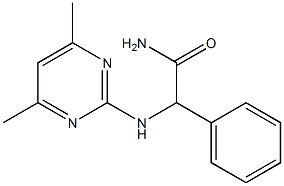 2-((4,6-Dimethylpyrimidin-2-Yl)Amino)-2-Phenylacetamide Structure