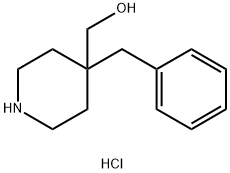 (4-苯甲基哌啶-4-基)甲醇盐酸, 1795189-20-6, 结构式