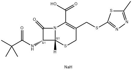头孢唑林杂质B钠盐, 1798004-60-0, 结构式