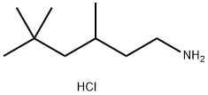 3,5,5-三甲基己烷-1-胺盐酸 结构式