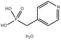 (ピリジン-4-イルメチル)ホスホン酸一水和物 化学構造式