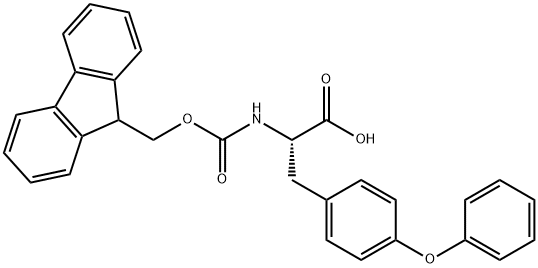 N-FMOC-O-PHENYL-L-TYROSINE 结构式