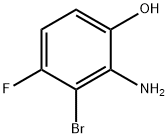 2-氨基-3-溴-4-氟苯酚, 1805533-08-7, 结构式
