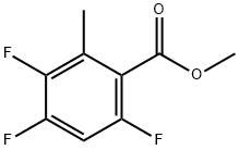 methyl 3,4,6-trifluoro-2-methylbenzoate Structure