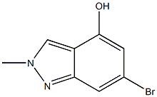 6-溴-2-甲基-2H-吲唑-4-醇, 1809838-07-0, 结构式