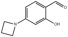 4-(氮杂环丁烷-1-基)-2-羟基苯甲醛, 1811539-96-4, 结构式