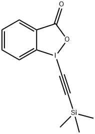 1-[(三甲基硅烷基)乙炔基]-1,2-苯碘酰-3(1H)-酮 结构式
