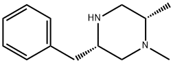 (2S,5S)-5-benzyl-1,2-dimethylpiperazine Struktur