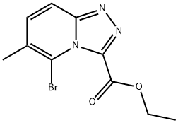 ethyl 5-bromo-6-methyl-[1,2,4]triazolo[4,3-a]pyridine-3-carboxylate Structure