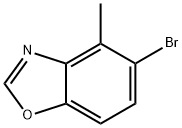 5-Bromo-4-methyl-benzooxazole Struktur