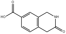 3-oxo-1,2,3,4-tetrahydroisoquinoline-7-carboxylic acid Structure