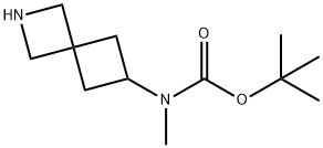 tert-butyl methyl(2-azaspiro[3.3]heptan-6-yl)carbamate Structure