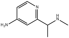 2-(1-(methylamino)ethyl)pyridin-4-amine,1824359-87-6,结构式