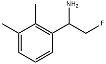 1-(2,3-DIMETHYLPHENYL)-2-FLUOROETHAN-1-AMINE 结构式