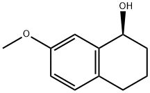 (1S)-7-methoxy-1,2,3,4-tetrahydronaphthalen-1-ol Struktur