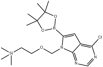 1830311-70-0 4-chloro-6-(4,4,5,5-tetramethyl-1,3,2-dioxaborolan-2-yl)-7-((2-(trimethylsilyl)ethoxy)methyl)-7H-pyrrolo[2,3-d]pyrimidine
