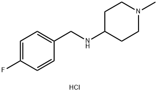 N-(4-fluorobenzyl)-1-methylpiperidin-4-amine.HCl Structure