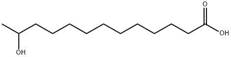 12-Hydroxytridecanoic acid Struktur