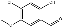 2-羟基-4-氯-5-甲氧基苯甲醛, 184766-53-8, 结构式