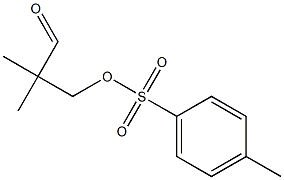 丙醛,2,2-二甲基-3 - [[(4-甲基苯基)磺酰基]氧基] -, 18516-19-3, 结构式