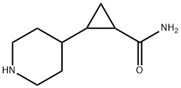 2-(piperidin-4-yl)cyclopropane-1-carboxamide Structure