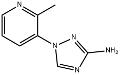 1-(2-methylpyridin-3-yl)-1H-1,2,4-triazol-3-amine,1861622-87-8,结构式