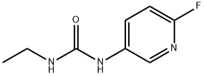 Urea, N-ethyl-N'-(6-fluoro-3-pyridinyl)- 结构式