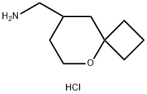 {5-oxaspiro[3.5]nonan-8-yl}methanamine hydrochloride Structure