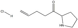 1-(吡咯烷-2-基)戊-4-烯-1-酮盐酸,1864063-53-5,结构式