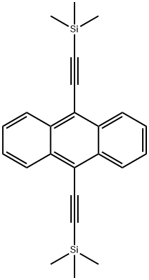 9,10-双(三甲基硅基乙炔基)蒽,18750-95-3,结构式