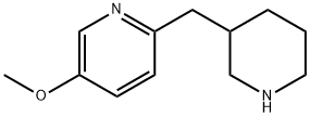 1888851-18-0 Pyridine, 5-methoxy-2-(3-piperidinylmethyl)-