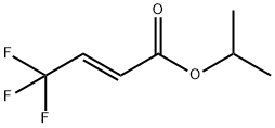 Isopropyl 4,4,4-trifluoromethylcrotonate Structure