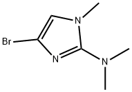 4-bromo-N,N,1-trimethyl-1H-imidazol-2-amine 结构式
