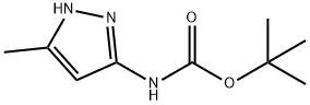 Carbamic acid, N-(5-methyl-1H-pyrazol-3-yl)-, 1,1-dimethylethyl ester Structure