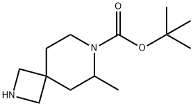 tert-butyl 6-methyl-2,7-diazaspiro[3.5]nonane-7-carboxylate Structure