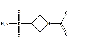 TERT-BUTYL 3-SULFAMOYLAZETIDINE-1-CARBOXYLATE 结构式