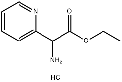 Ethyl 2-amino-2-(pyridin-2-yl)acetate hcl Structure