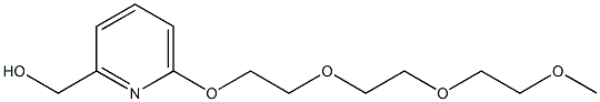 (6-(2-(2-(2-methoxyethoxy)ethoxy)ethoxy)pyridin-2-yl)methanol 结构式