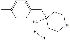 4-(4-methylbenzyl)piperidin-4-ol hydrochloride, 193357-39-0, 结构式