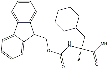 Fmoc-a-methyl-(S)-3-cyclohexylalanine, 1934266-55-3, 结构式