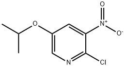 2-CHLORO-5-ISOPROPOXY-3-NITROPYRIDINE 结构式