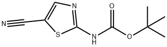 tert-butyl N-(5-cyano-1,3-thiazol-2-yl)carbamate Structure
