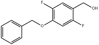 (2,5-Difluoro-4-phenylmethoxyphenyl)methanol Structure