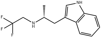 (R)-1-(1H-indol-3-yl)-N-(2,2,2-trifluoroethyl)propan-2-amine,1953133-30-6,结构式